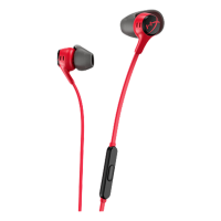 极度未知(HYPERX)原金士顿云雀2 电竞入耳式游戏耳机有线3.5mm笔记本电脑手游吃鸡csgo耳麦内置麦克风 红色