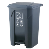 宏鑫晟志 脚踏垃圾桶 80L 个