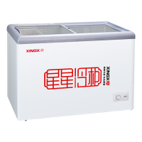 星星(XINGX)SD/SC-253B冰柜展示柜冷藏冷冻保鲜柜雪糕柜岛柜冰柜冰箱商用小型绿豆沙冰箱啤酒饮料冷藏柜