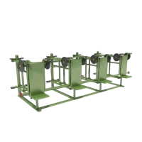 赤道线 三角肌组合训练器 室外大型体能训练力量锻炼健身器械4人组钢铁长城锻炼设备CDX-A371S165