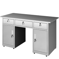 桃锦堂不锈钢办公桌