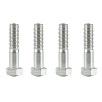 昡 不锈钢六角头螺栓 M8*55半牙 个