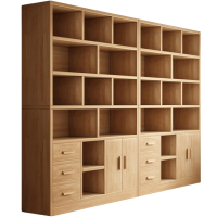 亿洛莱 六抽四门书柜 240*30*180cm 个