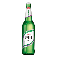 青岛啤酒纯生8度600ml*3*4牛卡纸箱啤