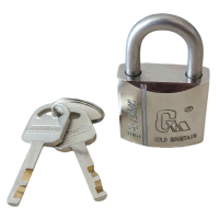 金岳 JYHX30 铜锁芯 28*30*15mm 弧形挂锁(计价单位:个)银色