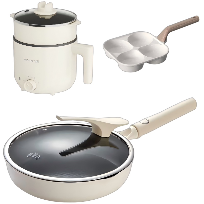 套餐五烹饪用品(300积分):九阳锅具三件套