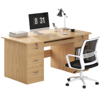 豫龙都办公桌椅1.2米套