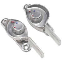 红鲸鱼 不锈钢月牙锁勾 塑钢窗锁扣 1组