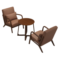 豫龙都 接待桌椅 双人位 套