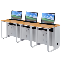 铭思达升降桌三人位张