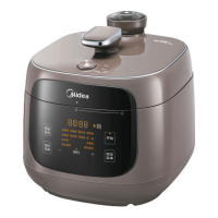 美的(Midea)0涂层精钢内胆电压力锅5L家用4-6人双胆 全自动智能预约触控煲汤高压锅MY-C5937G饭煲