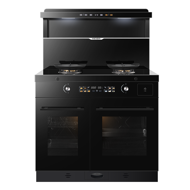 美大集成灶独立蒸烤一体式S909-MAX(970DZZK)变频降噪油烟机灶具烟灶大火力升级挥手智控烟灶套装 天然气