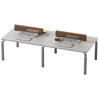 铭思达办公桌2.4米四人张