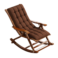 躺椅折叠大人竹摇摇椅家用舒适午休凉椅懒人老人阳台休闲两用椅子