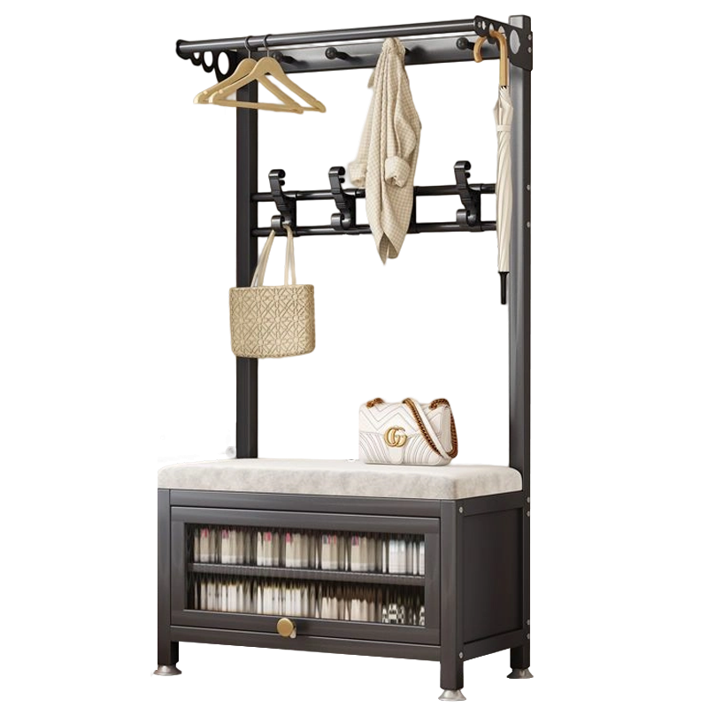 班龙换鞋凳衣帽架D80个