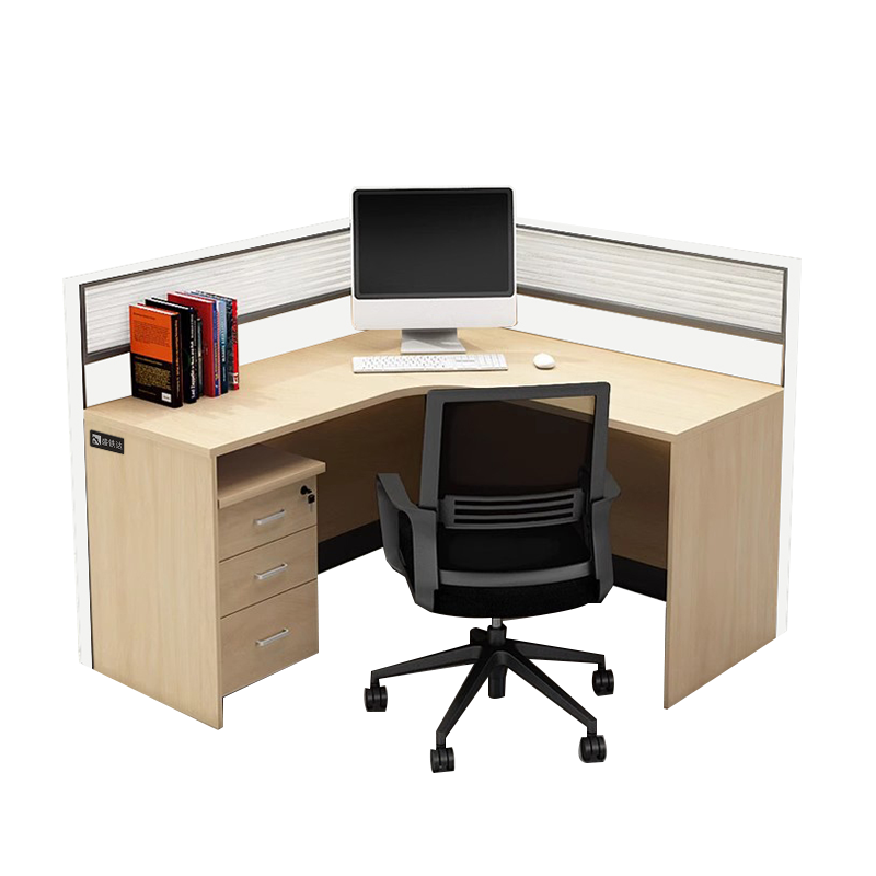 盛铁达 L型单人办公位1200*1400*1100mm STD-XTGW21 套