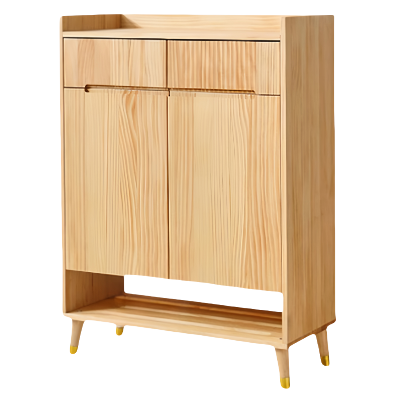 豫龙都实木鞋柜二抽个