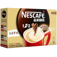 雀巢(Nestle)咖啡 1+2 奶香 三合一速溶咖啡研磨 冲调饮品 30条盒装450g即溶咖啡