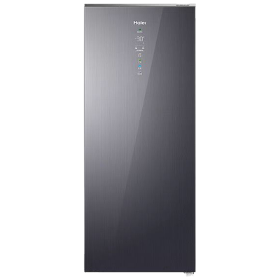 海尔(Haier)立式无霜冰柜210L容量一级能效电脑温控冷藏冷冻保鲜-30度深冷速冻立式冷冻柜 BD-210WGHSF