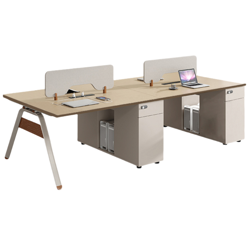 豫龙都 屏风办公桌 四人 张