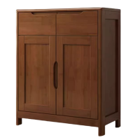 豫龙都实木鞋柜两门个