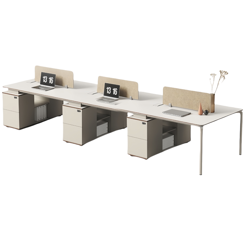 铭思达屏风办公桌3.6米六人张