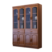 圣承启 实木书柜 四门台