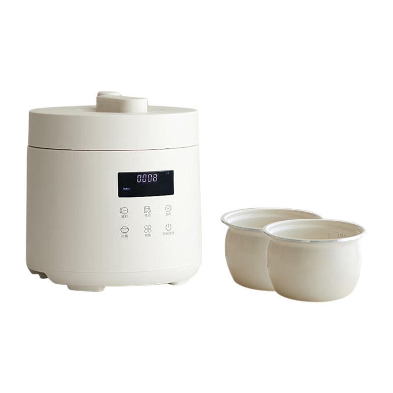 olayks立时电压力锅2.5L双胆家用小型多功能高压锅HY-254DA