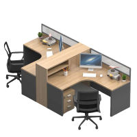 铭思达屏风办公桌T型双人位套