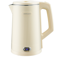 荣事达Royalstar 大容量1.8L 保温电水壶 米色底盘加热快速沸腾适合4-6人家庭使用
