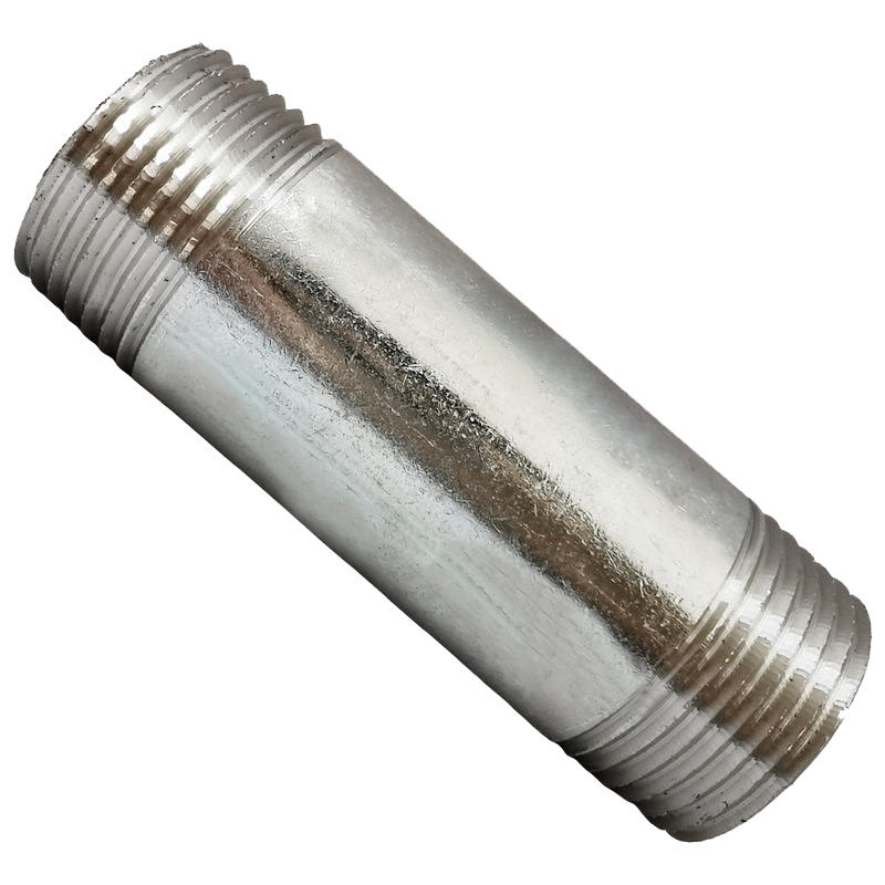 百里才 镀锌长对丝 DN15*10 个