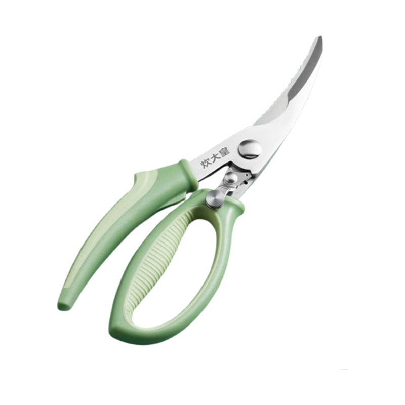 炊大皇剪刀多功能防滑手柄安全锁扣加固铆钉强锐鸡骨剪QR23081