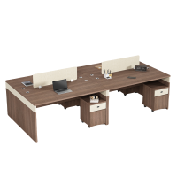 铭思达屏风办公桌四人位张