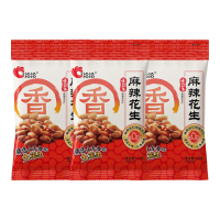洽洽香花生鲜香麻辣口感酥脆小吃炒货休闲零食麻辣味110g*3袋