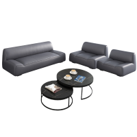 铭思达洽谈沙发1+1+3+茶几套