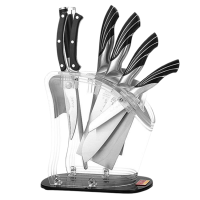 十八子作刀具套装七件套多功能雀之屏不锈钢刀具组合S1210