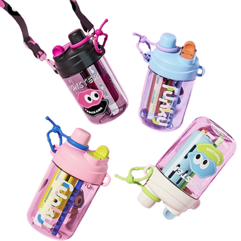 炊大皇果茶杯600ml大容量健康材质泡芙吨吨果茶杯PF60A1/A2/A3/A4(颜色随机)