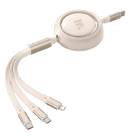 安立洁康 数据线三合一tpyec快充PD100W车载适用苹果16iphone15闪充充电线一拖三头 个