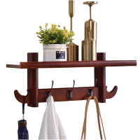 豫龙都 衣帽架 实木 个