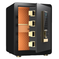 智叶舟防盗保险箱指纹380*310*450mm台