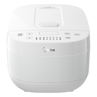 美的(Midea)电饭煲电饭锅3-4人家用4L大容量 20分钟快速饭多功能微压智能预约电饭煲MB-RE418