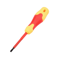 立伟铁牛500v耐高压螺丝刀3*75一字型/把