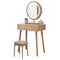 宜掌柜 梳妆台 60cm+凳子 套