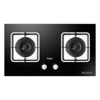 海尔(Haier) 燃气灶JZT-QE5B0 燃气灶 4.5kW大火力台式嵌入式厨房家用双灶煤气灶灶具双眼灶(天然气)