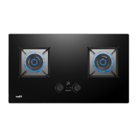 华帝(vatti)5.0KW火力燃气灶i10081B天然气 单灶具双眼灶厨房家用嵌入式可定时功能自动熄火保