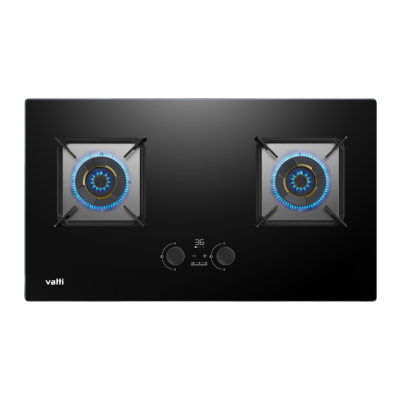 华帝(vatti)5.0KW火力燃气灶i10081B天然气 单灶具双眼灶厨房家用嵌入式可定时功能自动熄火保