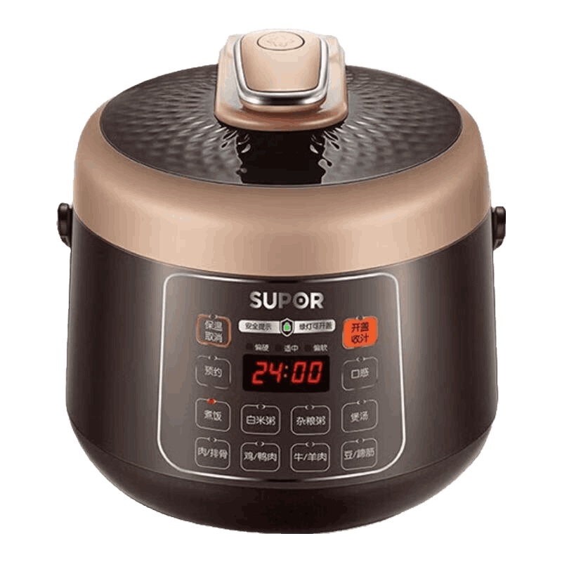 苏泊尔(SUPOR) 电压力锅小容量不粘内胆 多功能家用高压锅 电饭锅一键排气开盖收汁智能迷你饭煲单胆SY-25YC10