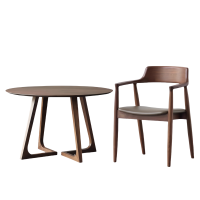 芙首泰实木洽谈桌600*600*600mm(1桌2椅)套