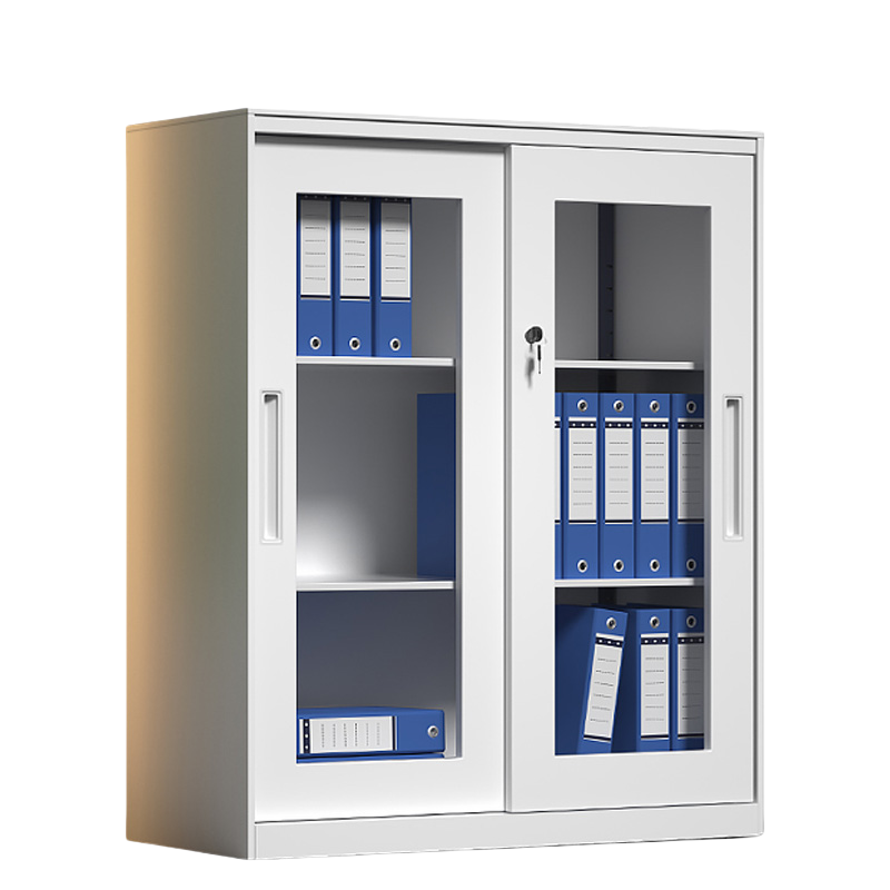 智叶舟玻璃矮柜移门900*400*1090mm台