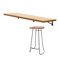 铭思达吧台桌200*40*4.5cm+3椅套